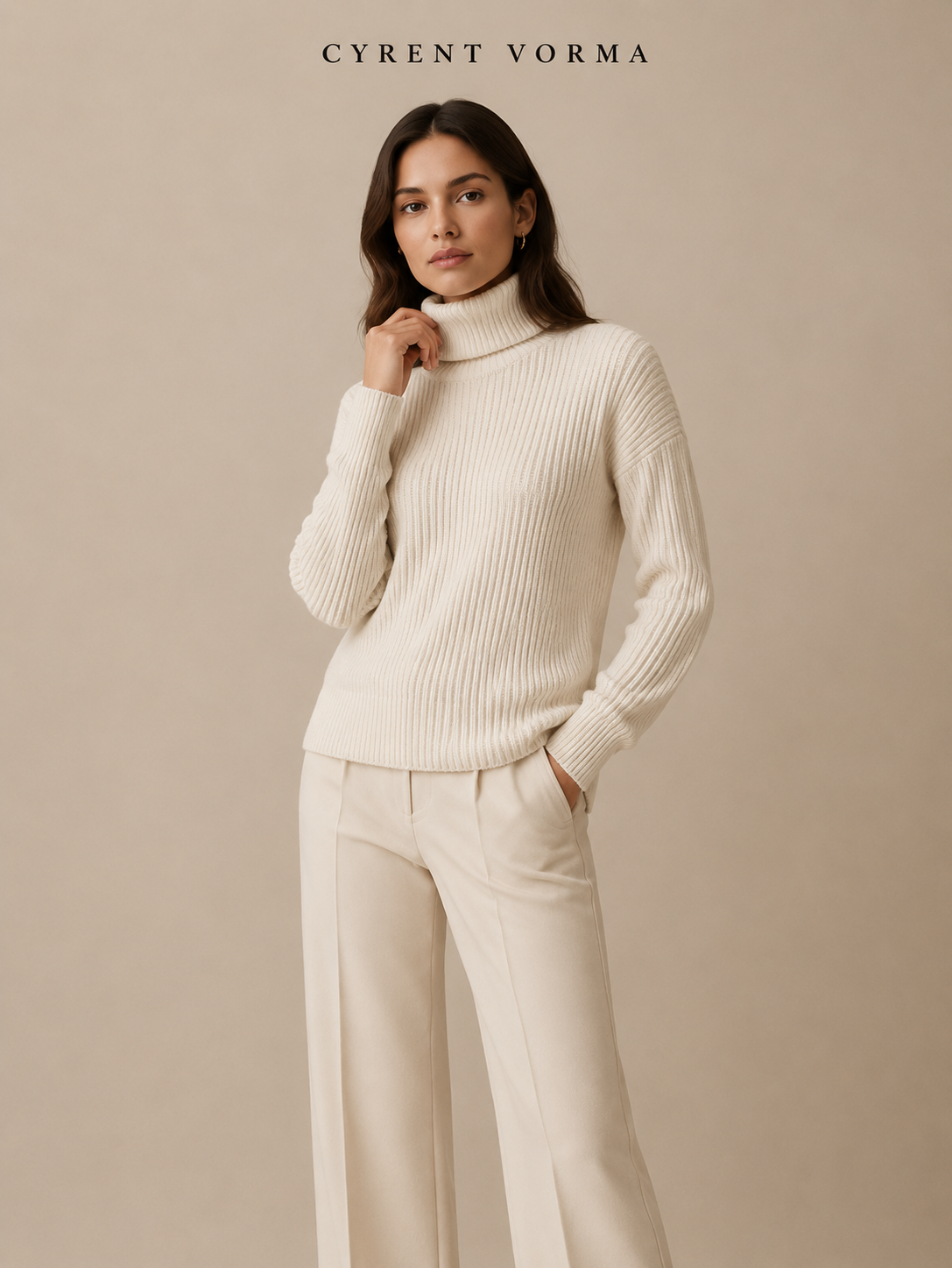The Ribbed Turtleneck Knit